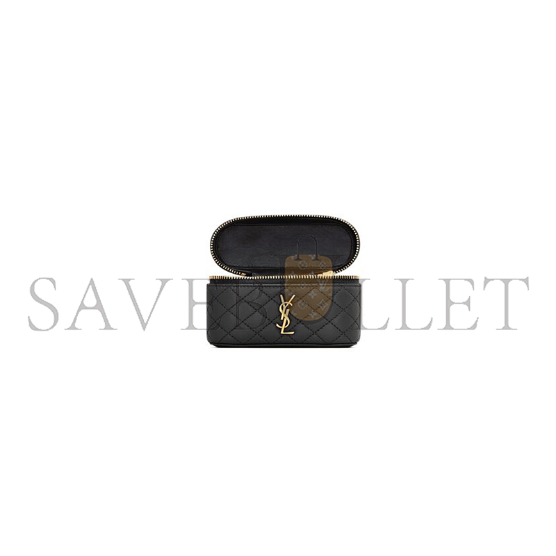 YSL GABY MICRO VANITY BAG IN LAMBSKIN 8192851EL071000 (12*8*4cm) YSL GABY MICRO VANITY BAG IN LAMBSKIN 8192851EL071000 (12*8*4cm)